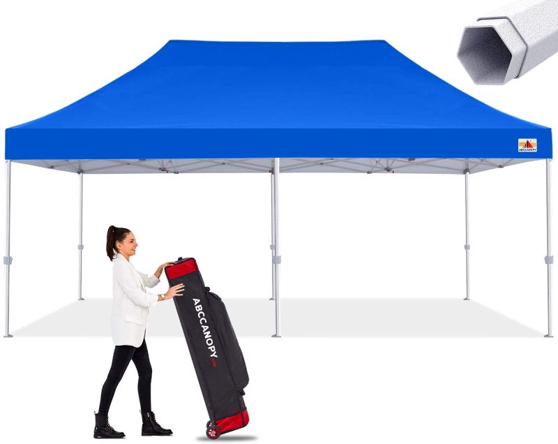 Photo 1 of ABCCANOPY Commercial Ez Pop Up Canopy Tent 10x20 Premium-Series, Blue