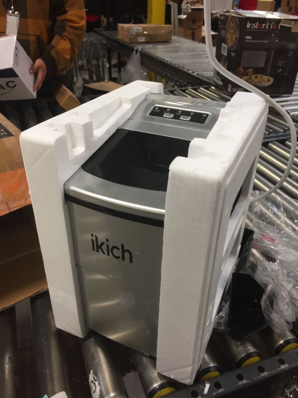 Photo 2 of Ikich Automatic Ice Machine Maker, Make 26 Lbs Ice in 24 H, Ice Makers with Scoop and Basket