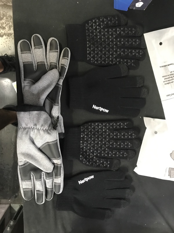 Photo 1 of 3 pack of gardener gloves and grip gloves