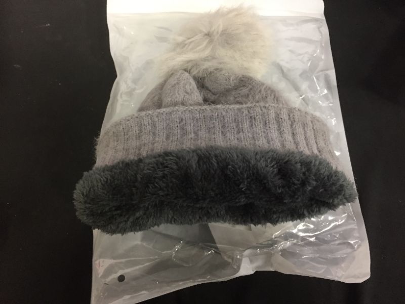 Photo 2 of womens soft furry beanie 