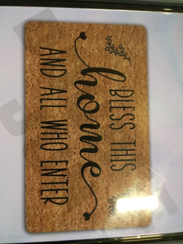 Photo 1 of bless this home door mat indoor 