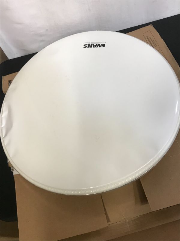 Photo 2 of Evans 22" EMAD Onyx Bass Drum Head WHITE