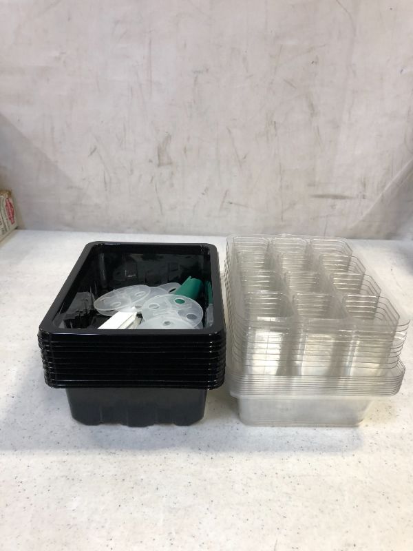 Photo 1 of 12 HOLE SEEDING BOX 10 SETS BLACK 20PCS