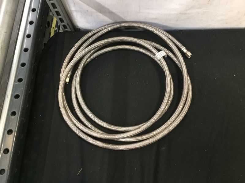 Photo 2 of 12 ft. Braided Ice Maker Supply Line

