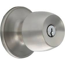 Photo 1 of Brandywine Stainless Steel Keyed Entry Door Knob
