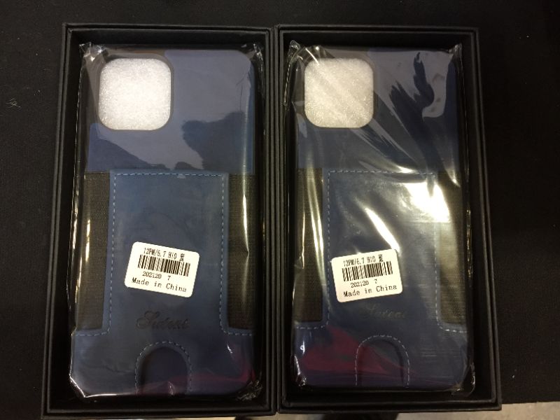 Photo 1 of IPHONE 12 PRO MAX WALLET CASE- BLUE - 2 PK