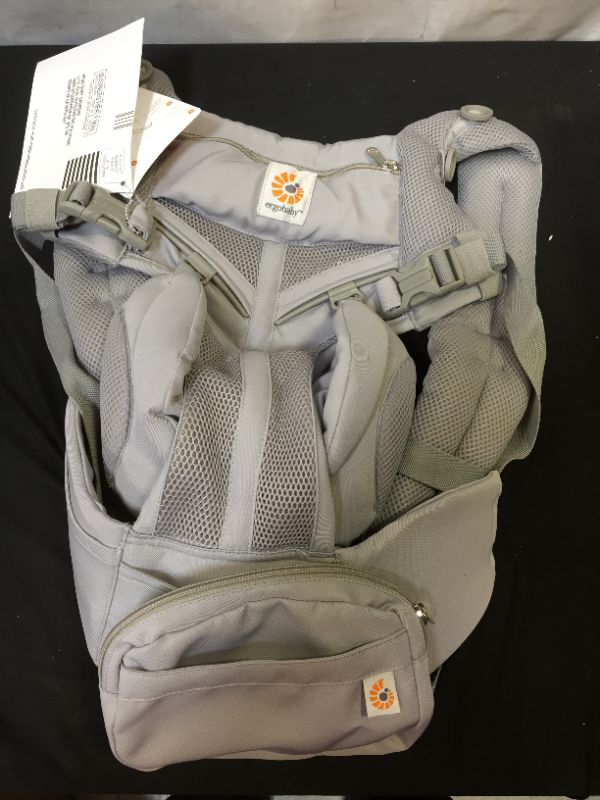 Photo 2 of Ergobaby Omni 360 Cool Air Mesh All Carry Positions Baby Carrier - Pearl Gray