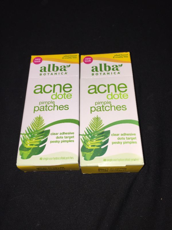 Photo 2 of 2 PACK Alba Botanica Acnedote Pimple Patches, 40 Count

