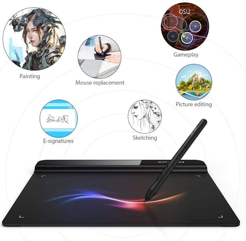 Photo 1 of XP-PEN StarG640 6x4 Inch Ultrathin Tablet Drawing Tablet Digital Graphics Tablet with 8192 Levels Battery-Free Stylus Compatible with Chromebook-Rev B (for Drawing and E-Learning/Online Classes)
