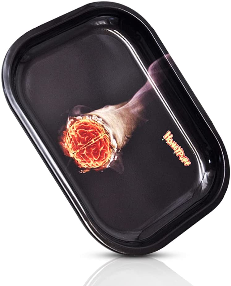 Photo 1 of Trippy Metal Rolling Tray, Groovy Open Rolling Tray, Glowing Mind Rolling Tray, Durable, Suitable for Dry Herbal Accessories
3 PCK