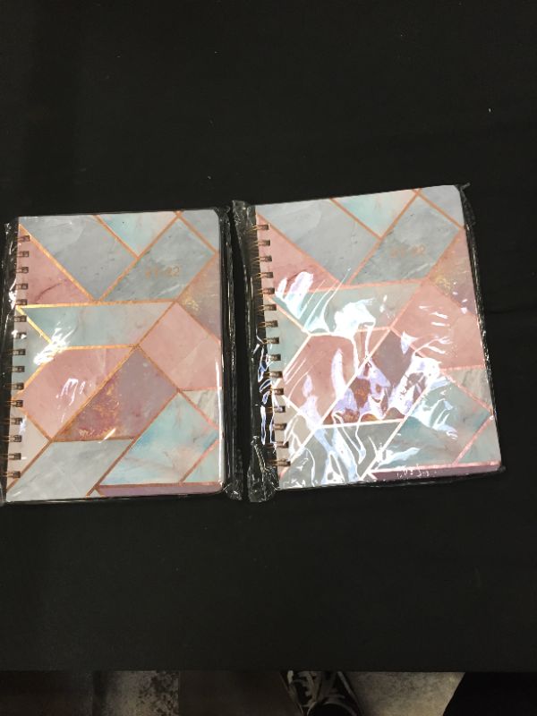 Photo 2 of 2021-2022 Planner - 2021-2022 Weekly & Monthly Planner July - June with Flexible Hardcover, 8.4" x 6.1", Strong Twin- Wire Binding, 12 Monthly Tabs, Inner Pocket, Round Corner, Elastic Closure 2 PCK
