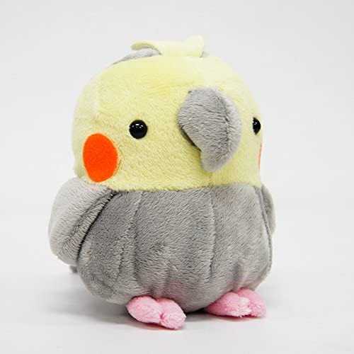 Photo 1 of [Christmas Sale] Soft and Downy Medium Bird Stuffed Toy Doll (Cockatiel/Yellow/M size 11 cm)
