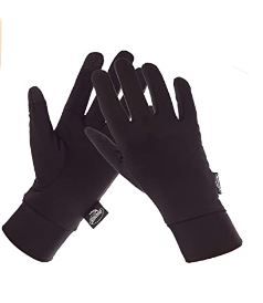 Photo 1 of Running Gloves, Touch ScreenLightw eight Glove Liners for Cycling Biking Sporting Driving - Men Women Youth Boys and Girls
