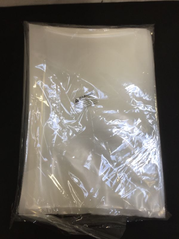 Photo 1 of 11''x16'' Vacuum Sealer Bags for Food,Large Size Precut Food Storage Bag, Commercial Gread Heat Vacuum Sealing Bag Sous Vide Bags(100Pcs)
