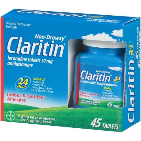 Photo 1 of Claritin 24 Hour Non-Drowsy Allergy Relief Tablets - Loratadine EXP11/2023
