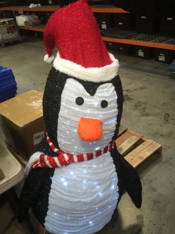 Photo 1 of SNOWSTORM 4FT ILLUMINATED HOLIDAY PARTY DECORATION ((PENGUIN))