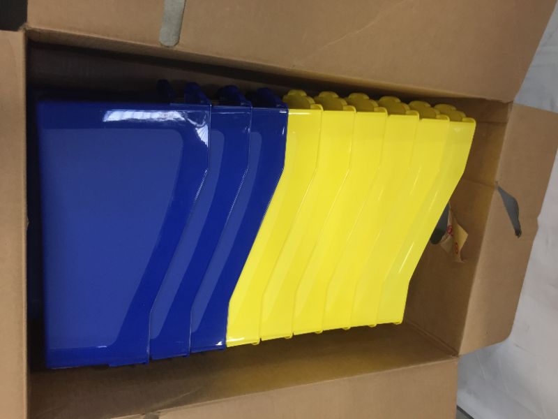 Photo 1 of Book Storage Bin Blue and Yellow - up & up™
