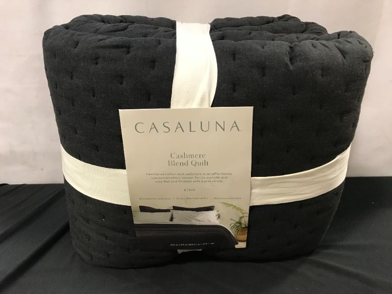 Photo 2 of Cashmere Blend Quilt  Casaluna  KING  1pc