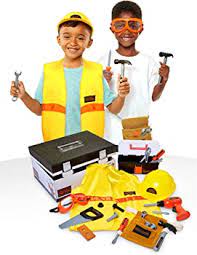 Photo 1 of 22Piece BLACKDECKER Construction Dress Up Trunk for Kids