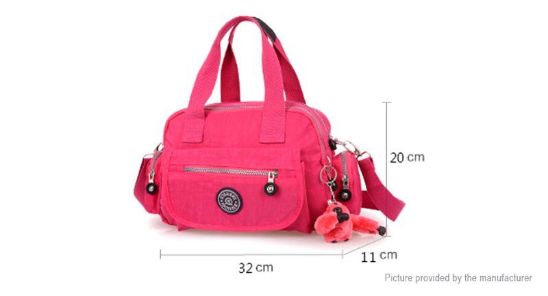 Photo 1 of JINQIAOER Nylon Handbag Outdoor Travel Shoulder Bag Crossbody Bag
---key chain not included--