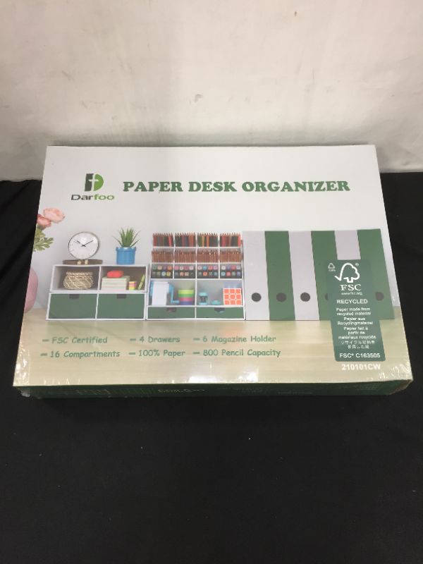 Photo 1 of paper desk organizer - Darfoo  ( packaged sealed )