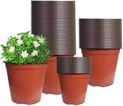 Photo 1 of 80 pcs 6-inch plastic outdoor pots for garden 