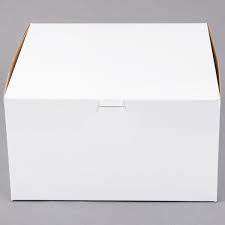 Photo 1 of 10 inch 10 pcs cake box ( white ) 10 by 10 by 4