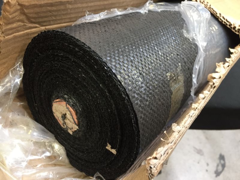 Photo 1 of   Weed Barrier Fabric, Black 1roll  37 in wide 
