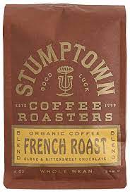 Photo 1 of 
Stumptown Coffee Roasters, French Roast - Organic Whole Bean Coffee - 12 Ounce Bag, Flavor Notes of Clove and Bittersweet Chocolate EXP- 10/08/21 