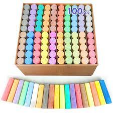 Photo 1 of 100 PCS SIDEWALK CHALK 