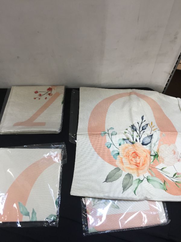 Photo 1 of 4 pcs throw pillow covers 
