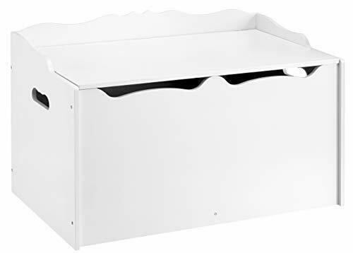 Photo 1 of Amazon Basics Wooden Toy Box White
