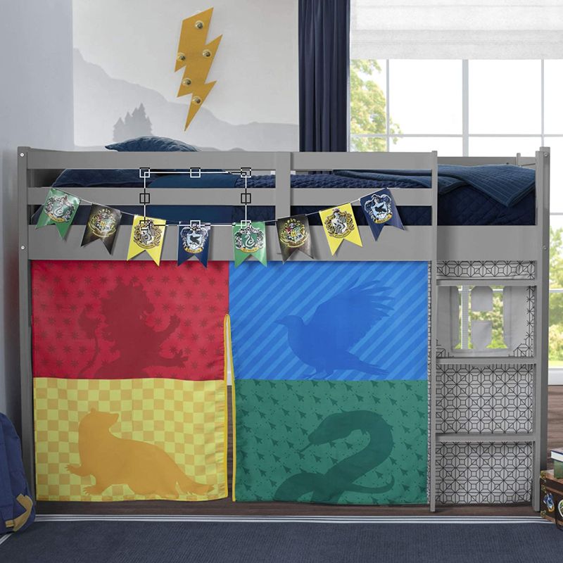 Photo 1 of Harry Potter Loft Bed Tent - Curtain Set for Low Twin Loft Bed (Bed Sold Separately) by Delta Children
