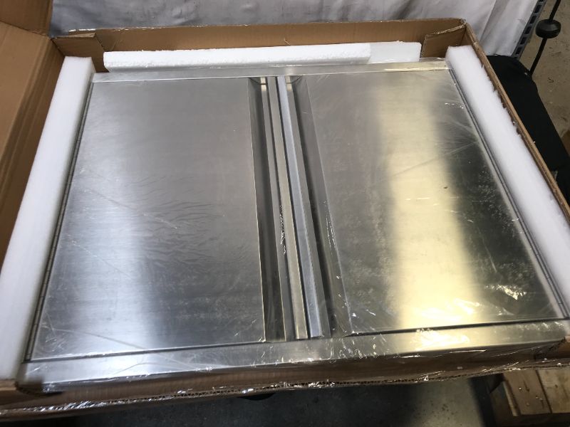 Photo 1 of 31'' x 24'' stainless steel cabinet doors 