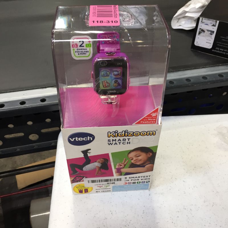 Photo 2 of  VTech KidiZoom Smartwatch DX2 Pink Violet Wristband