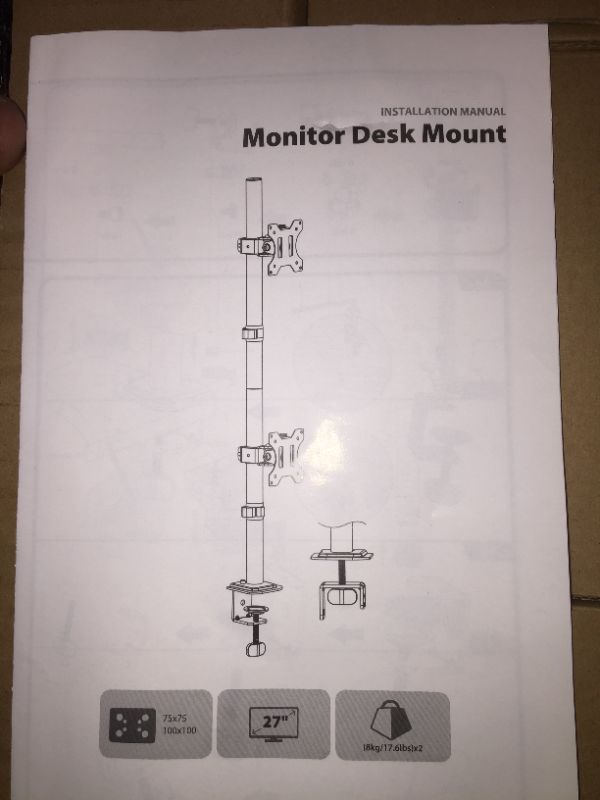 Photo 1 of monitor desk  mount 