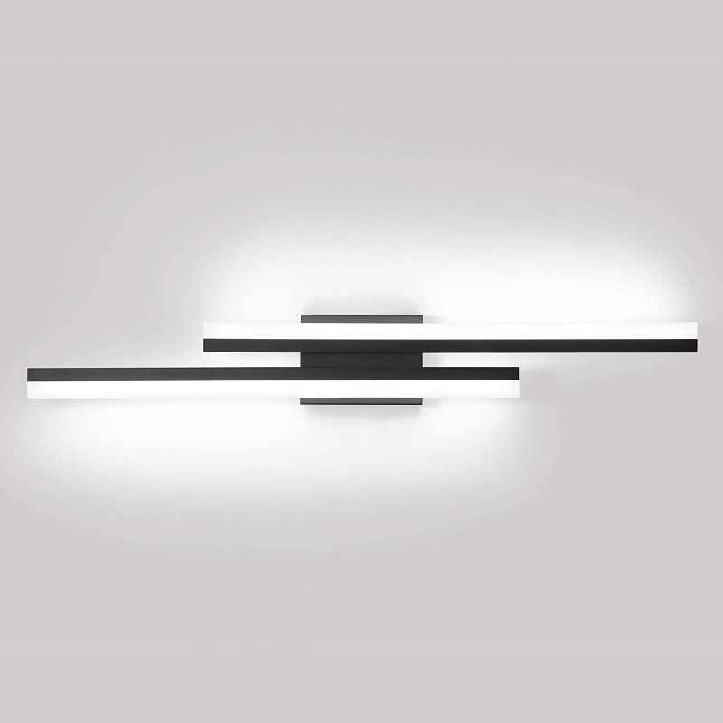 Photo 1 of 
PRESDE 32in Dimmable Modern Black LED Vanity Light Fixtures for Bathroom Over Mirror Lighting Cold White 6500K
