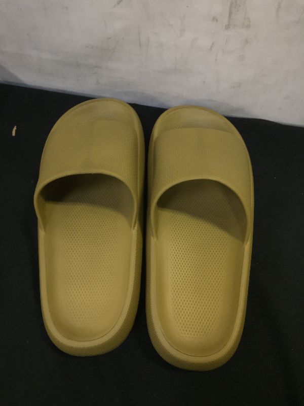 Photo 1 of SLIP ON SANDALS ARMY GREEN SIZE 11.5 U.S./44-45 INTERNATIONAL 