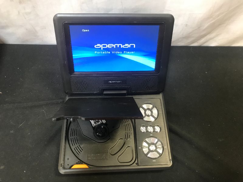 Photo 1 of APEMAN PV770 Portable DVD Video Player.