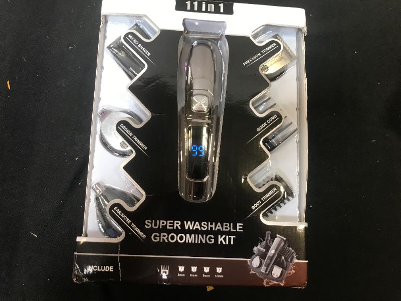 Photo 1 of  Men's Electric Shaver 11-in-1 Super Washable Grooming Kit