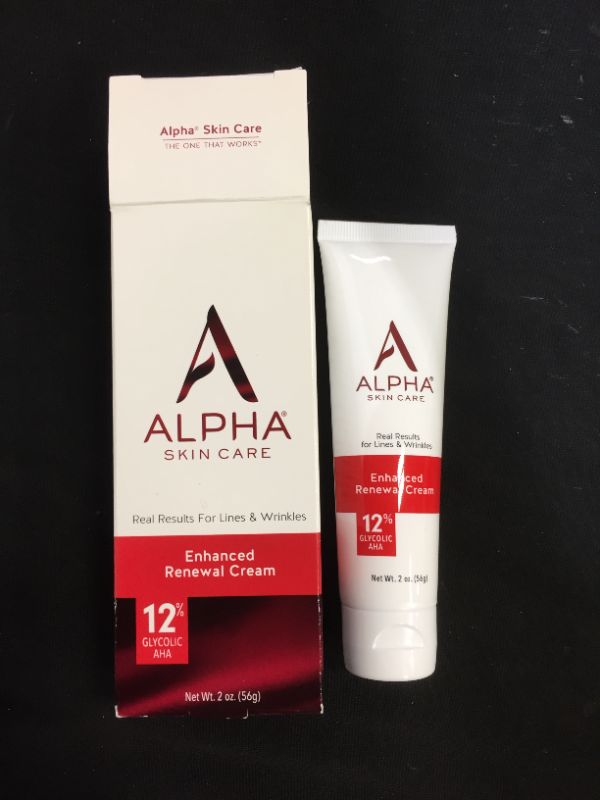 Photo 2 of 
Alpha Skin Care Enhanced Renewal Cream | Anti-Aging Formula | 12% Glycolic Alpha Hydroxy Acid (AHA) | Reduces the Appearance of Lines & Wrinkles | For Normal to Dry Skin | 2 Oz