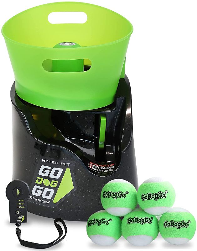 Photo 1 of GoDogGo Inc. Fetch Machine G4 for Dogs Automatic Dog Ball Launcher Standard, green, "17""hx13""w" (GDG4-1)
