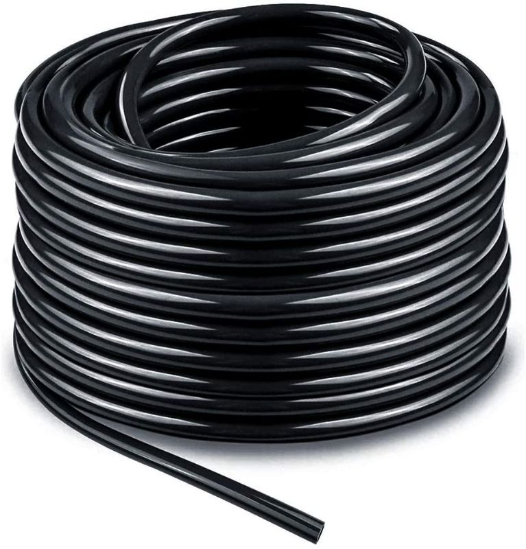 Photo 1 of 100ft 1/4 inch Blank Distribution Tubing Drip Irrigation Hose Garden Watering Tube Line for Small garden irrigation system-----STILL IN SEALED PACKAGING 