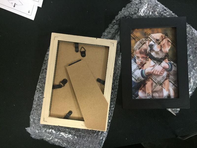 Photo 1 of 2 PC 4 X 6 in picture frame set
