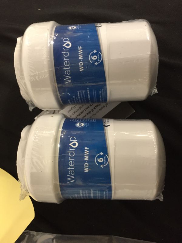 Photo 1 of 2 pack of Waterdrop MWF Refrigerator Water Filter, Replacement for GE Smart Water