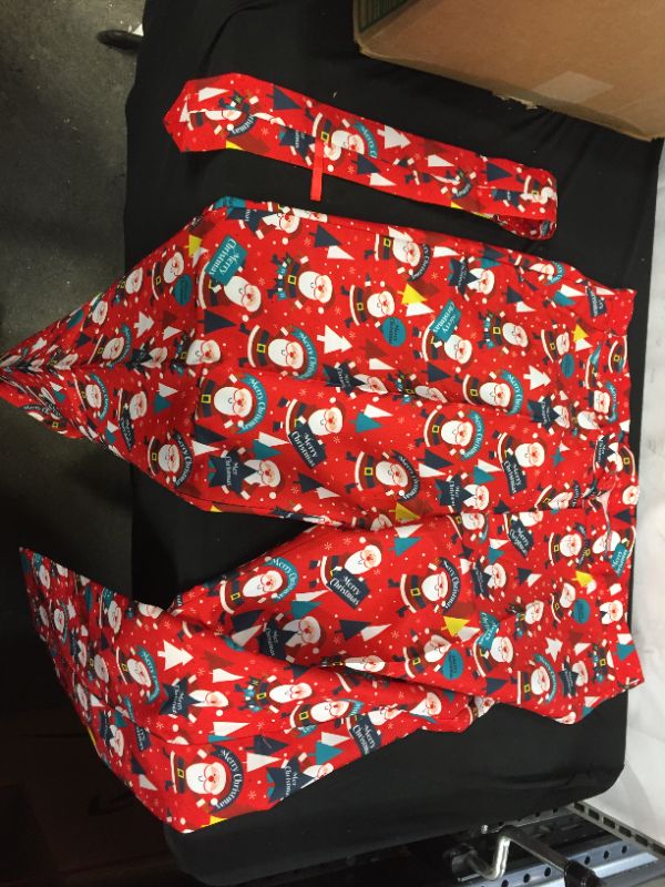 Photo 1 of Christmas style vinotan suit size 3XL jacket, pants, tie