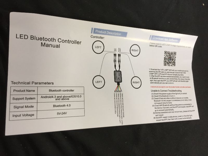 Photo 5 of 3 pack of LED rings with bluetooth controller