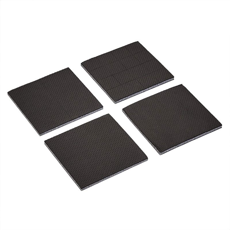 Photo 1 of Amazon Basics Anti Slip Furniture Pads, Black, 4-Pack-- 2 SETS 