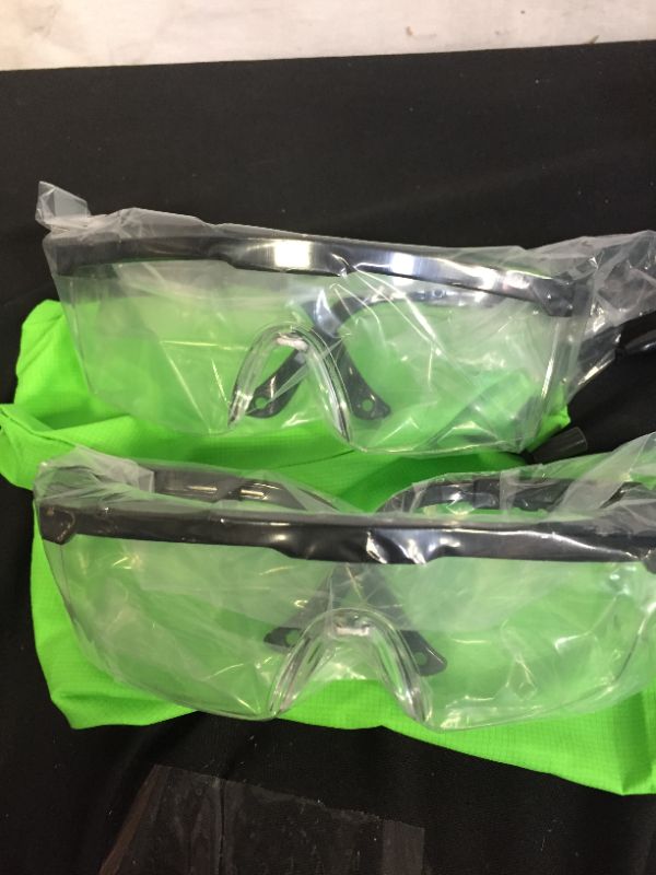 Photo 1 of 2 PC SAFETY GOGGLES WITH SOFT CASE 