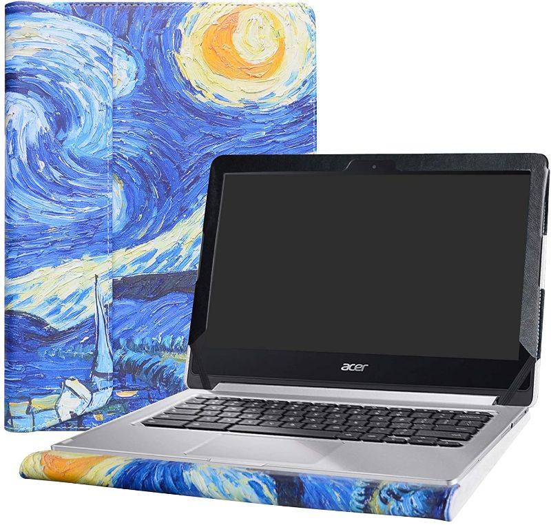 Photo 1 of Alapmk Protective Case Cover for 13.3" Acer Chromebook R13 R 13 CB5-312T/Acer Spin 5 13 SP513-52N SP513-53N Series Laptop[Warning:Not fit Acer Spin 5 13 SP513-51 SP513-51N],Starry Night
